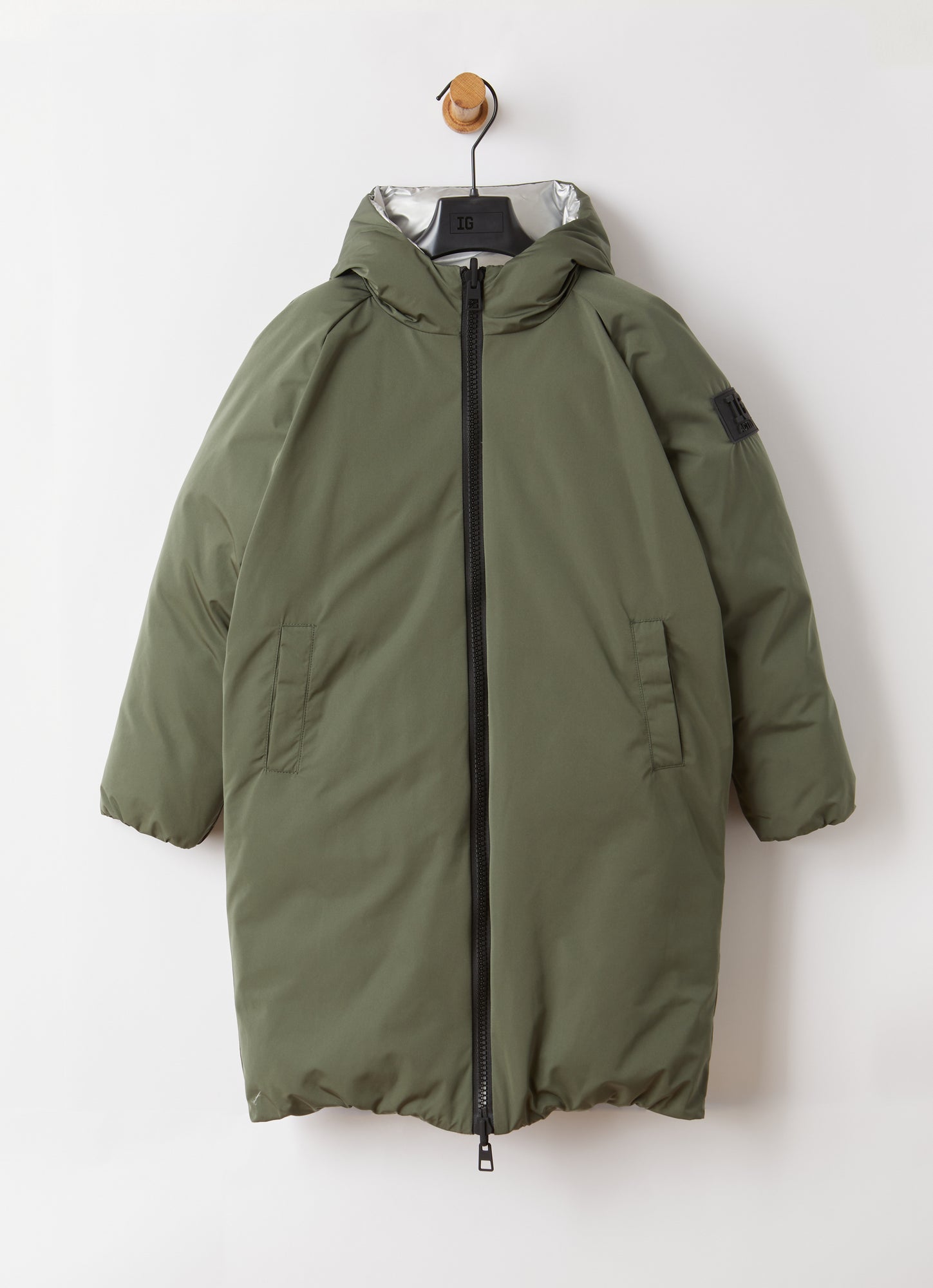 Reversible Nylon Jacket | Fir Green