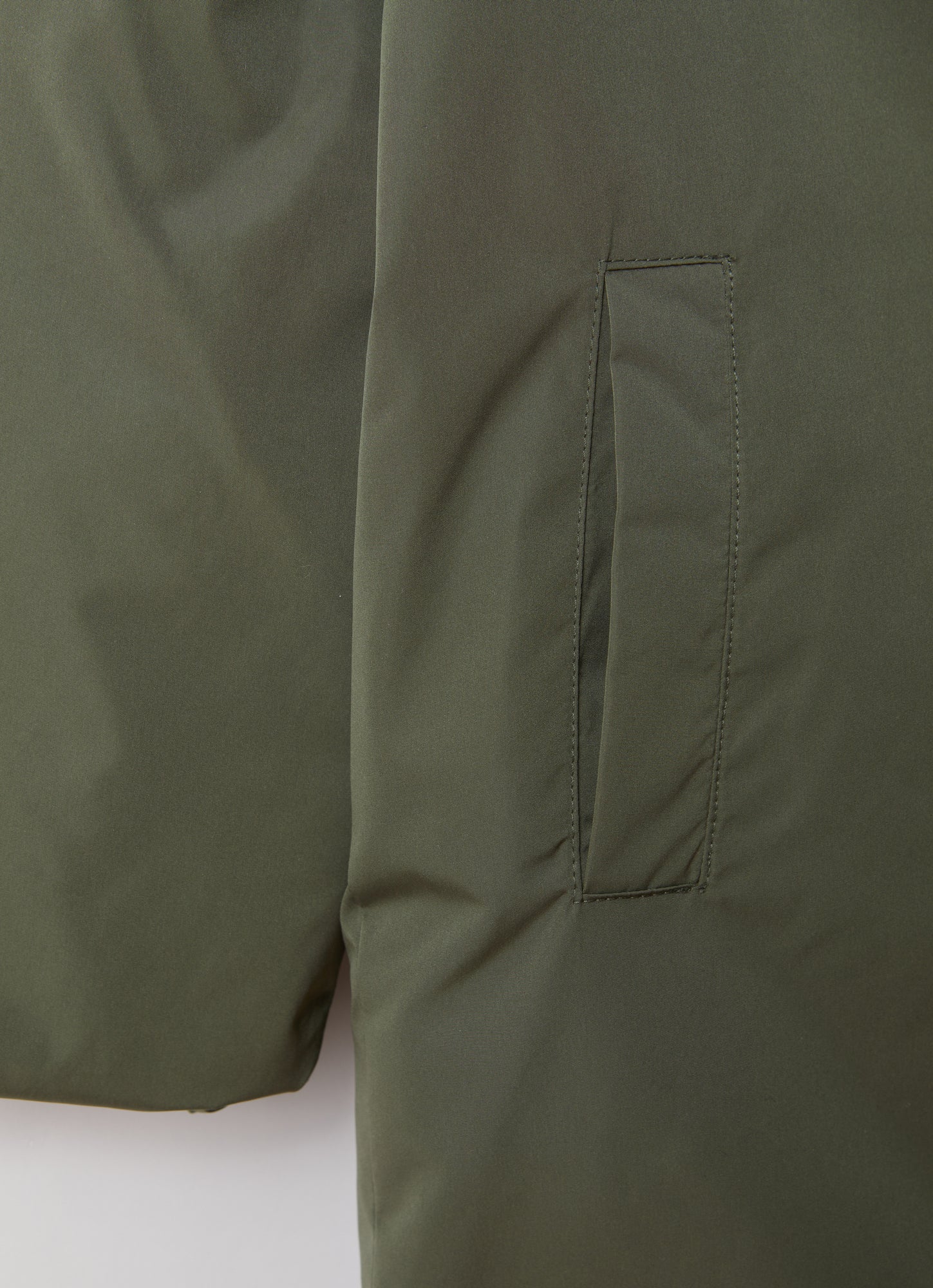 Reversible Nylon Jacket | Fir Green