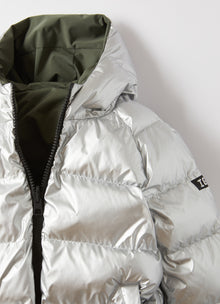 Reversible Nylon Jacket | Fir Green