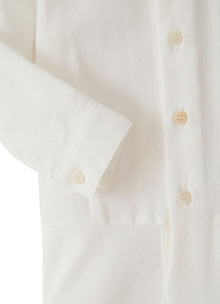 Baby Boys Shirt-Style Bodysuit | Milk/Milk
