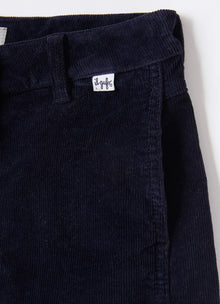 Wide-Leg Corduroy Trousers | Blue