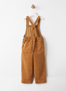 Corduroy Dungarees | Beaver Brown