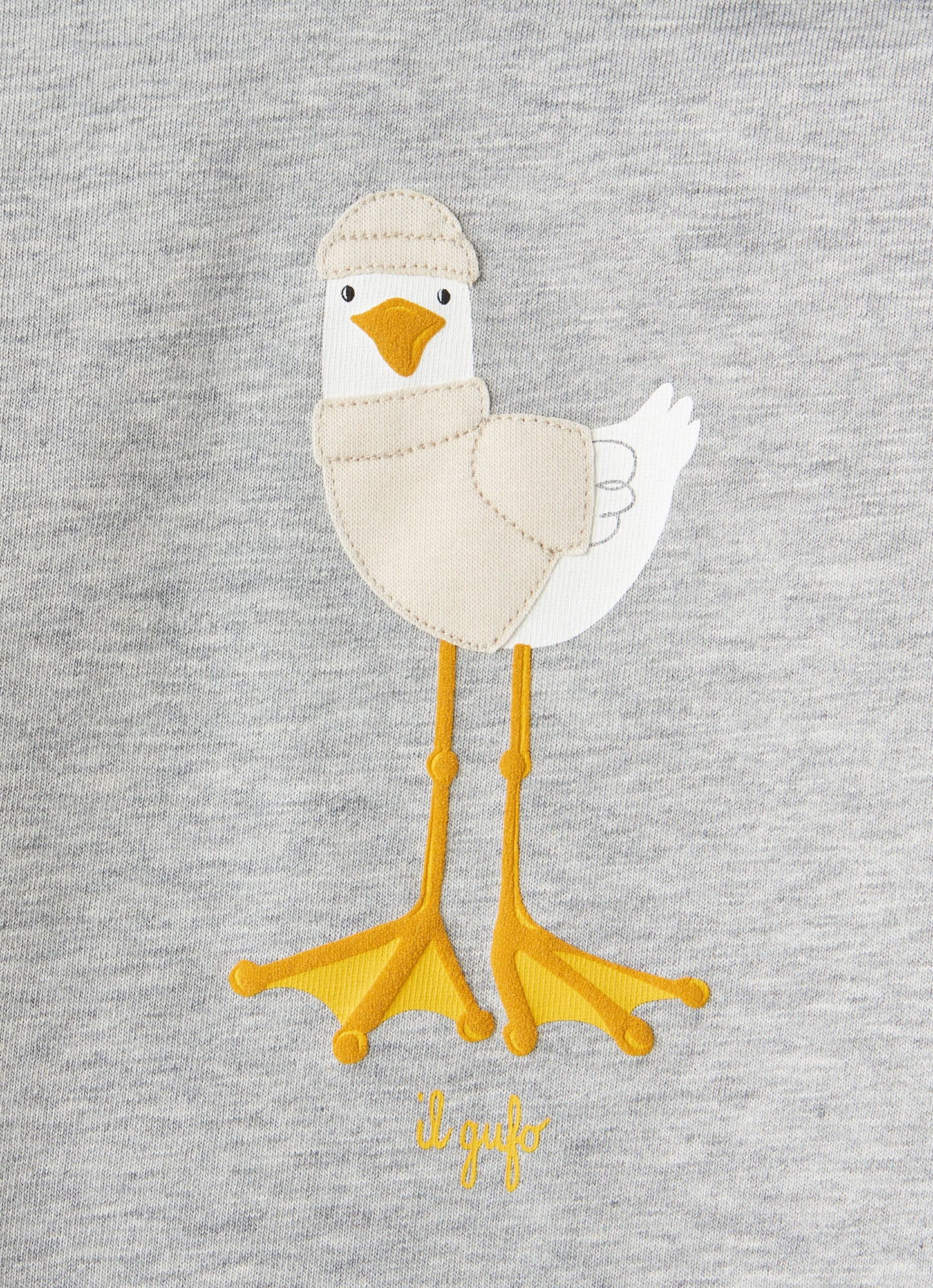 Jersey Top | Grigio/Pergamena