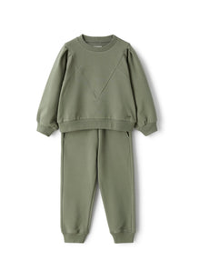Two-Piece Set in Stretch Fleece | Muschio