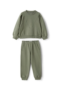 Two-Piece Set in Stretch Fleece | Muschio