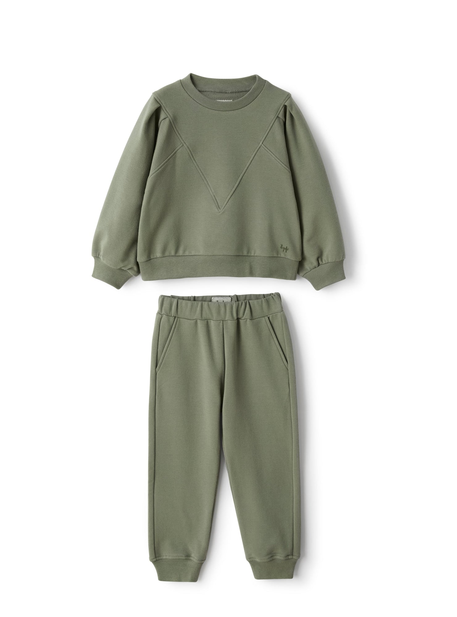 Two-Piece Set in Stretch Fleece | Muschio
