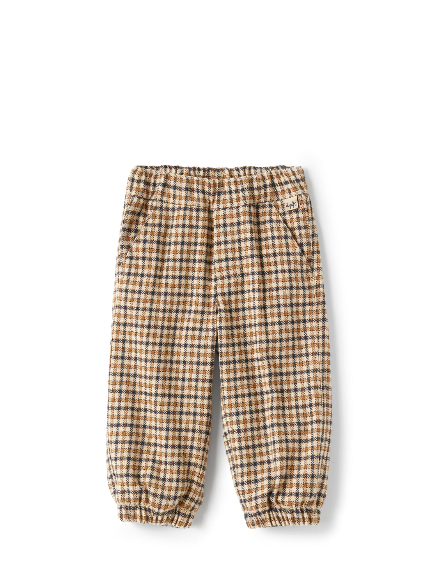 Baby Boy's Trousers in A Check Pattern | Blue