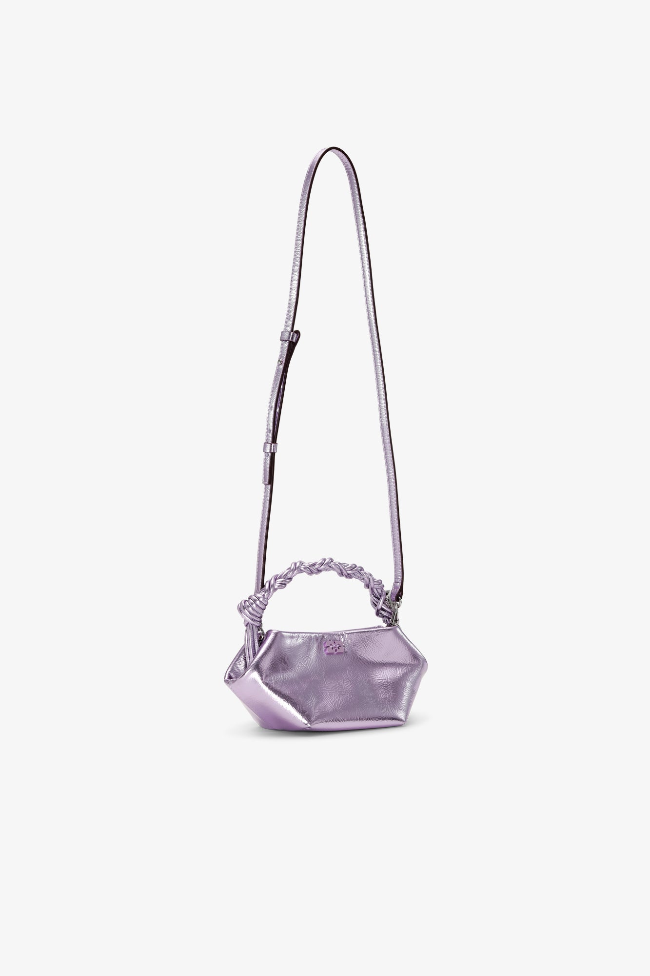 Ganni Bou Bag Mini Metallic | Pink Lavender