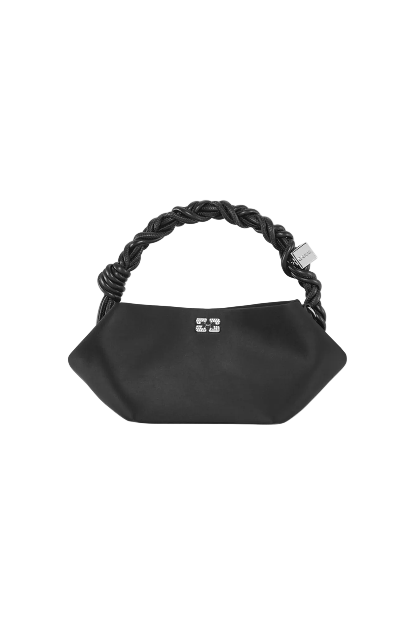 Satin Mini Bou Bag | Black