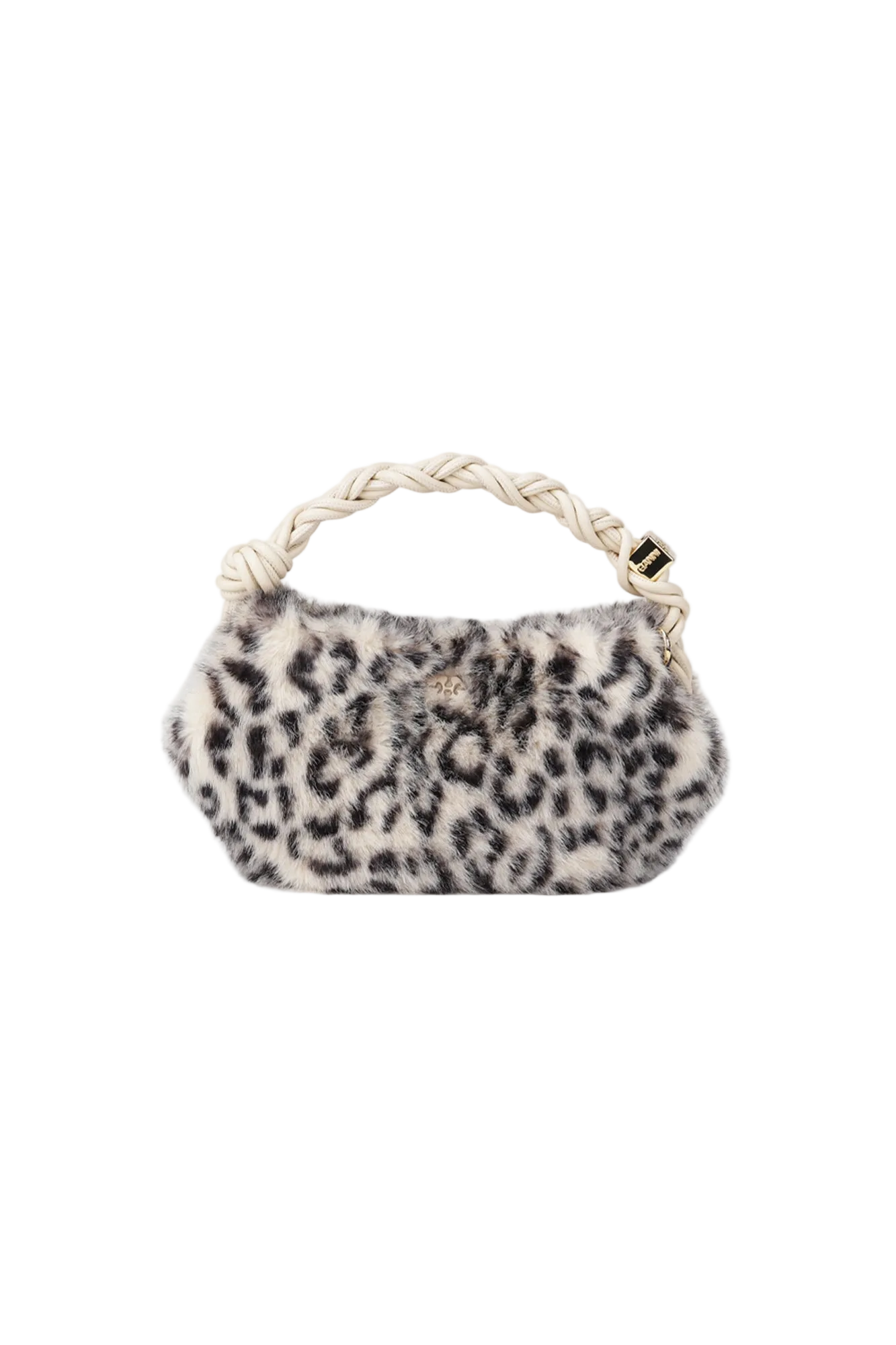 Ganni Bou Bag Mini Fur Print | Leopard