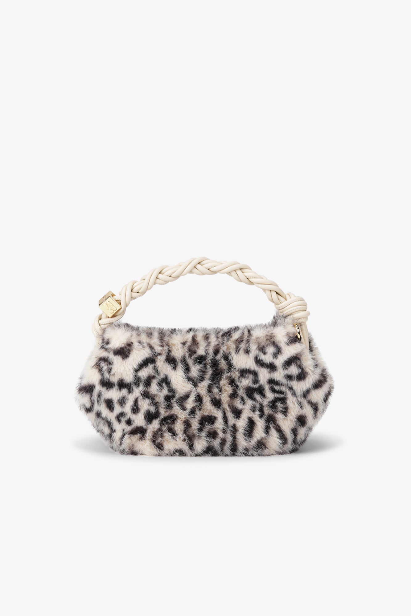 Ganni Bou Bag Mini Fur Print | Leopard