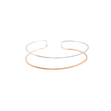 Slip-On Choker - Av Markdown 1112 | Two Tone: Rose Gold/Silver