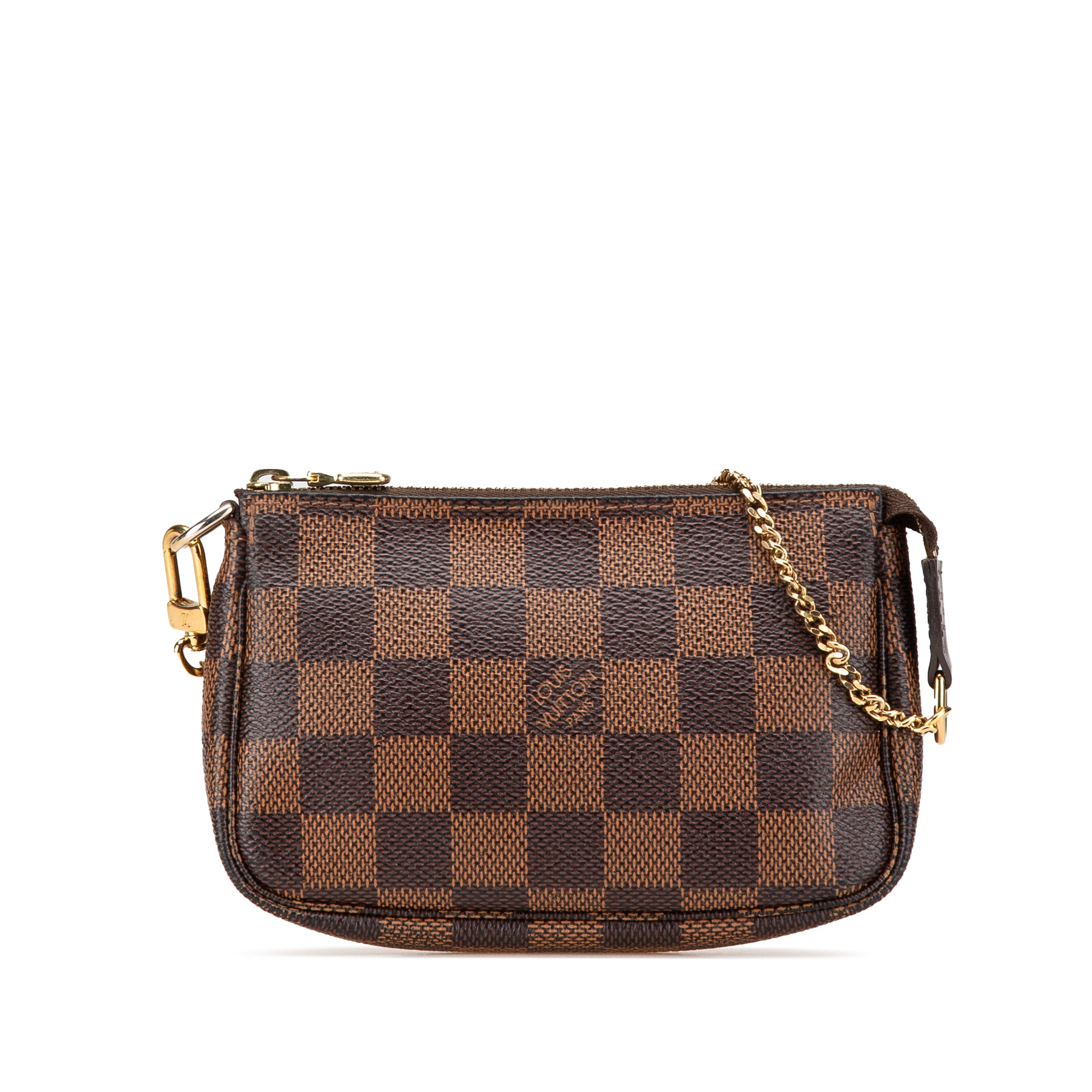 Louis Vuitton | Pre-Owned Damier Ebene Mini Pochette Accessoires | Brown