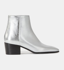 Leather Boots | Women | Silver