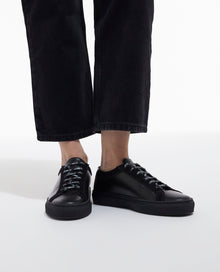 Leather Sneakers | Women | Black