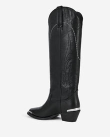 Leather Western Boots | Women | Black