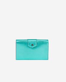 Small Emily Clutch Bag In Leather | Women | Green