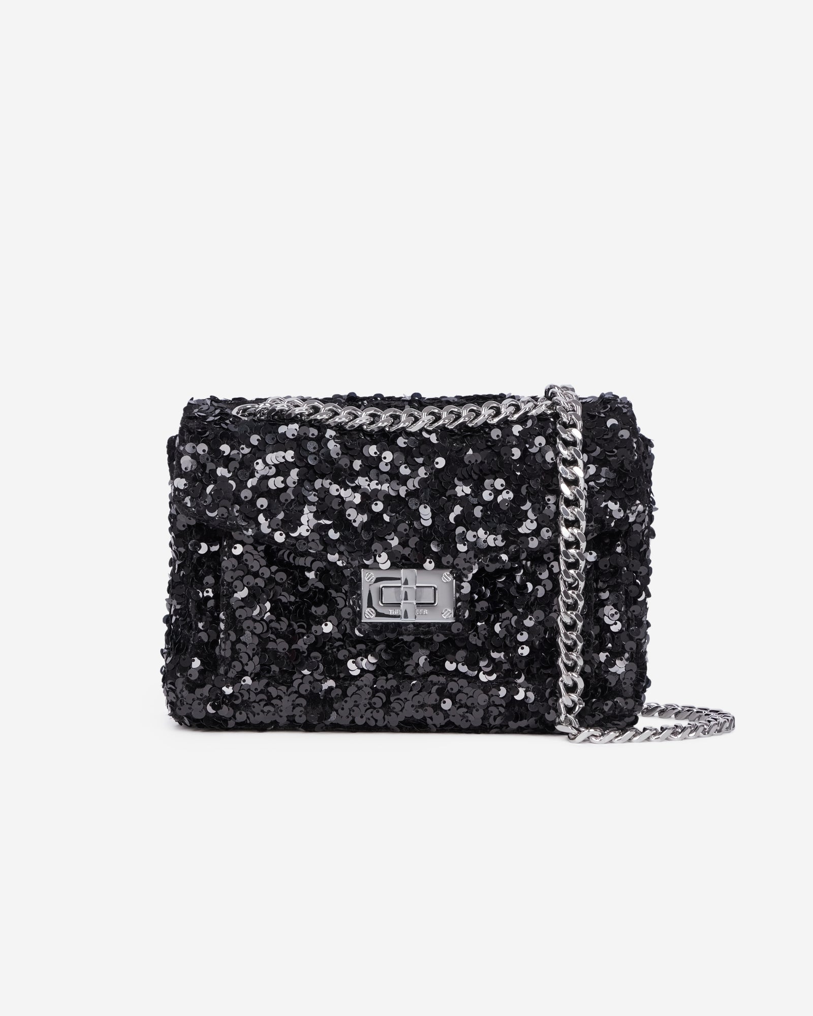 Emily Soft Bag With Sequins | Women | Black