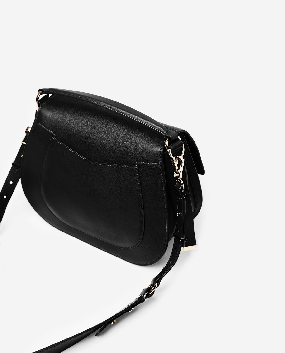 Hobo Maxi Leather Bag In | Women | Black