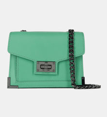 Emily Nano Green Leather Bag | Women | Mint