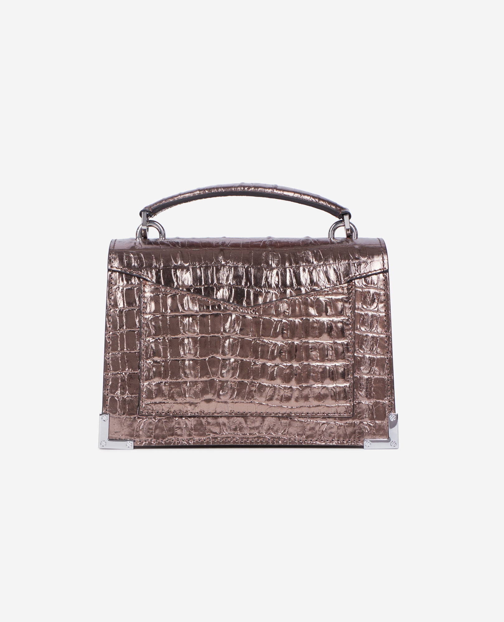 Emily Small Bag Pk Crocodile-Effect Leather | Women | Pink