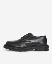 Leather Derbies | Women | Black