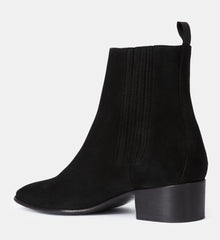 Suede Leather Boots | Women | Black