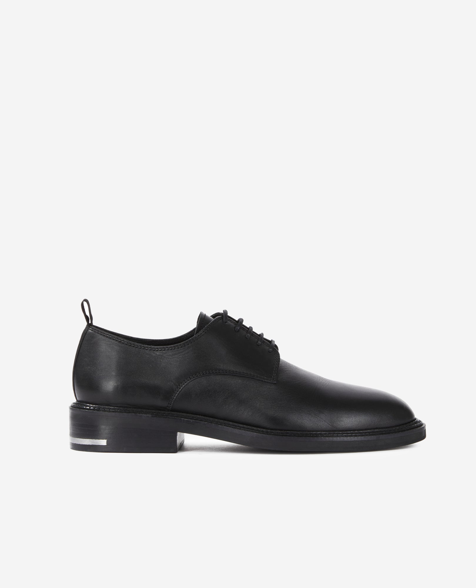 Leather Lace-Up Shoes | Women | Black