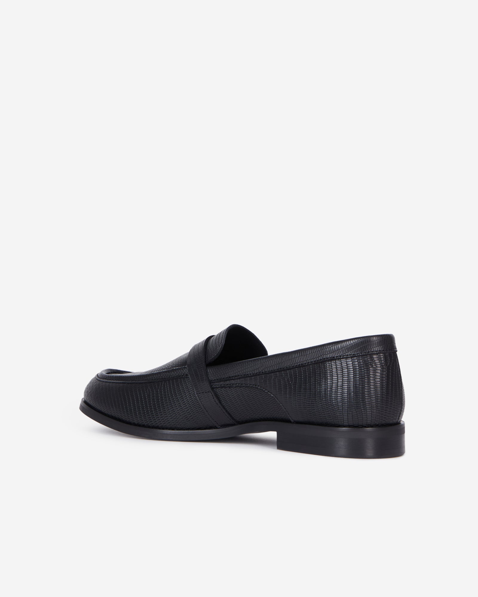 Leather Loafers With Western Buckle | Women | Black