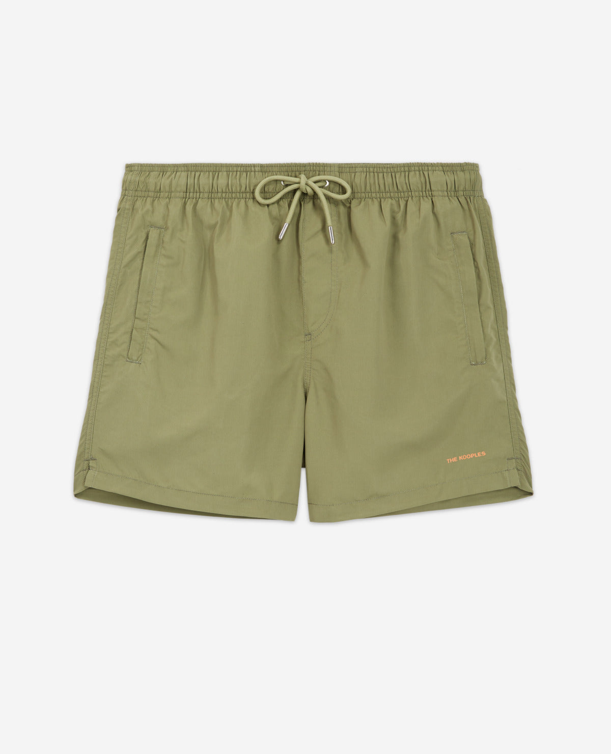 Swim Shorts With Small The Kooples Logo | Women | Khaki