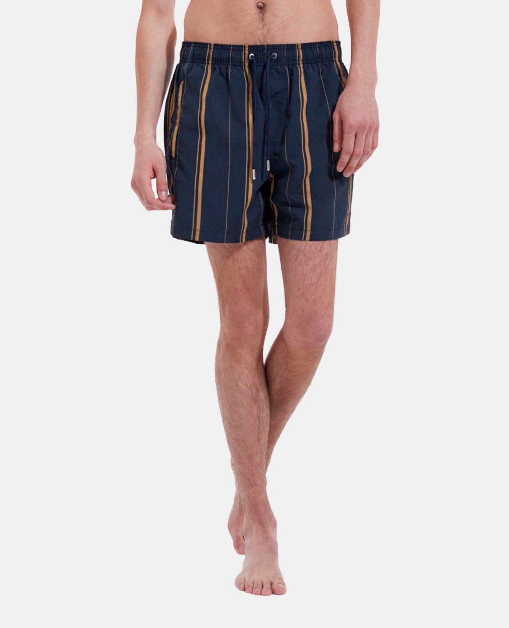 Swim Shorts With Contrasting Logo | Women | Navy Blue