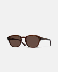 Unisex | Aiza Bio-Plastic Rounded Sunglasses | Brown