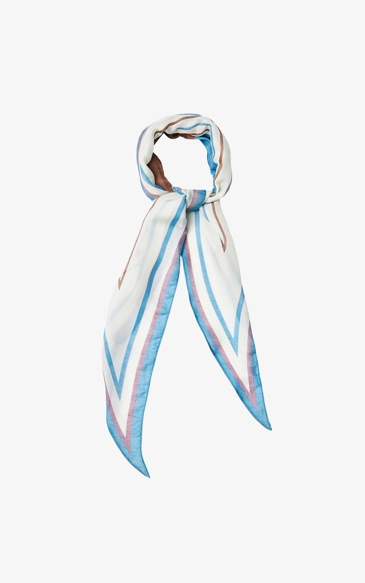 Alla Diamond-Shaped Scarf With Geometrical Pattern | Multicolor