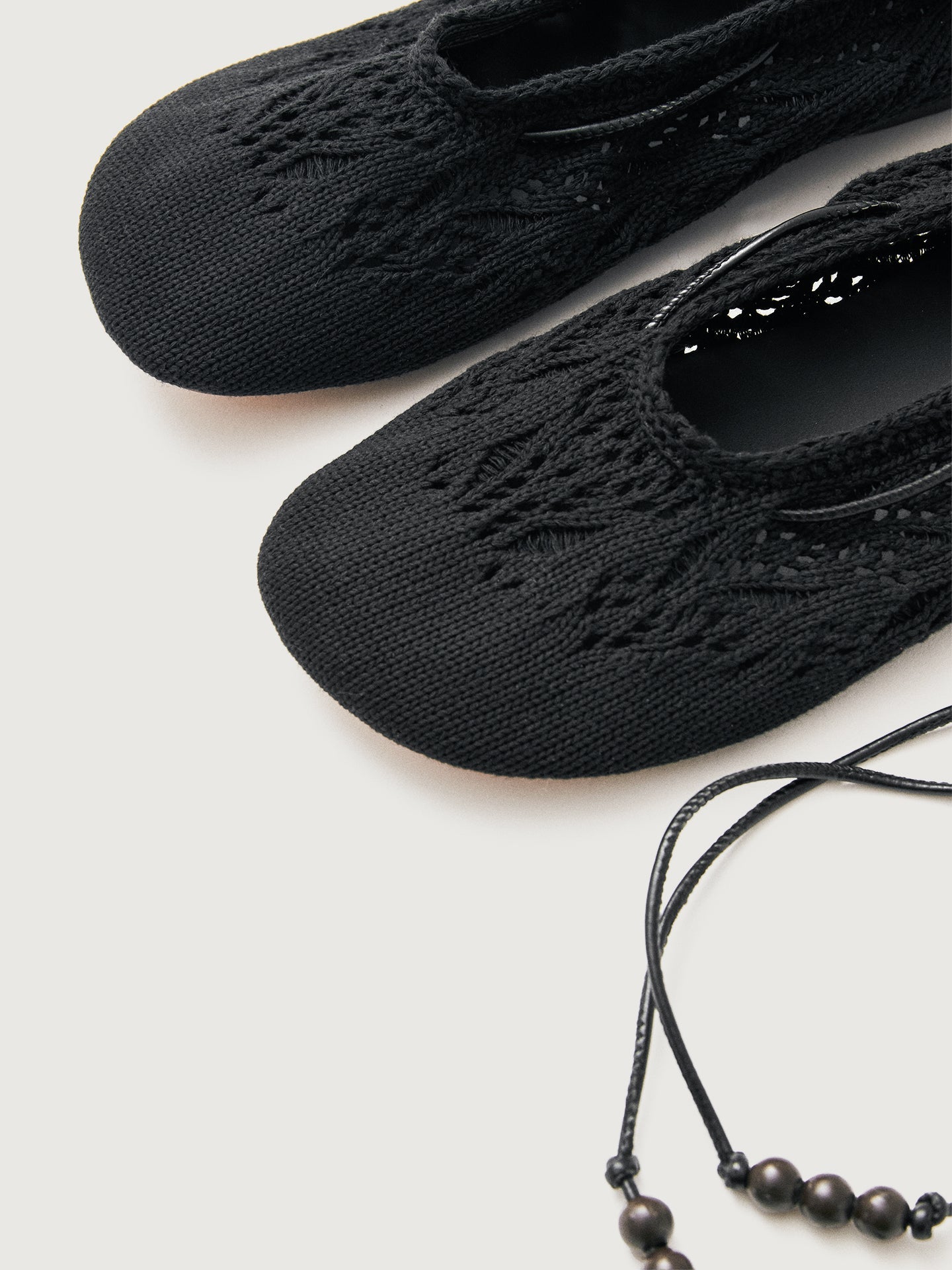 Alohas | Rosemary Crochet Flat | Black