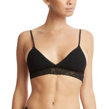 Animal Lace Padded Bralette | Black