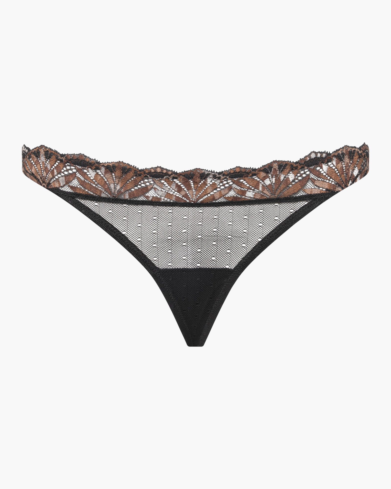 Black Thong - Amalia Low Rise Thong