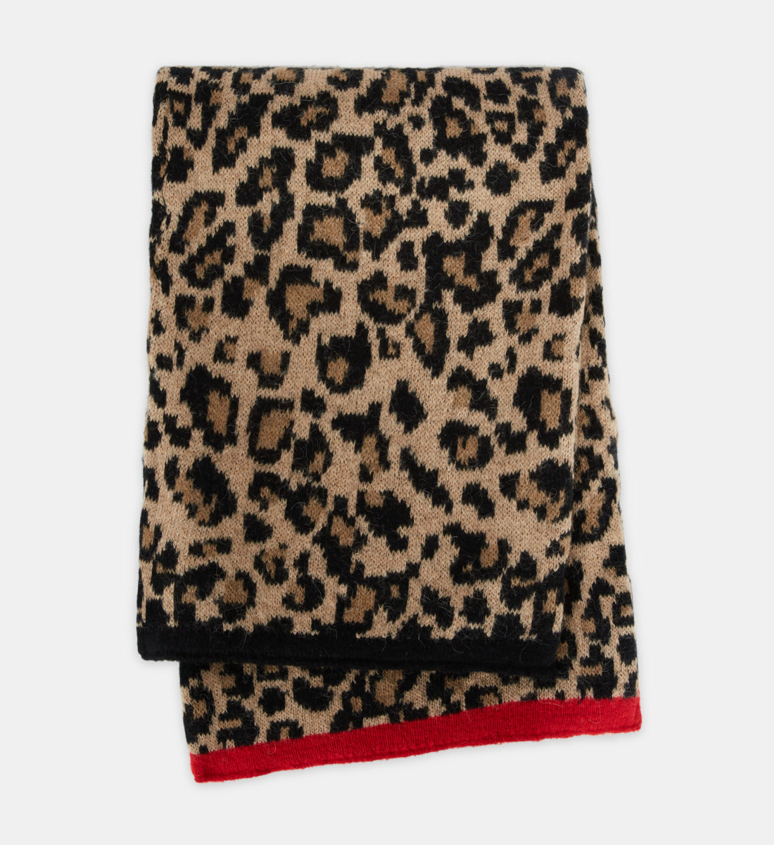 Print Wool Scarf | Women | Leopard