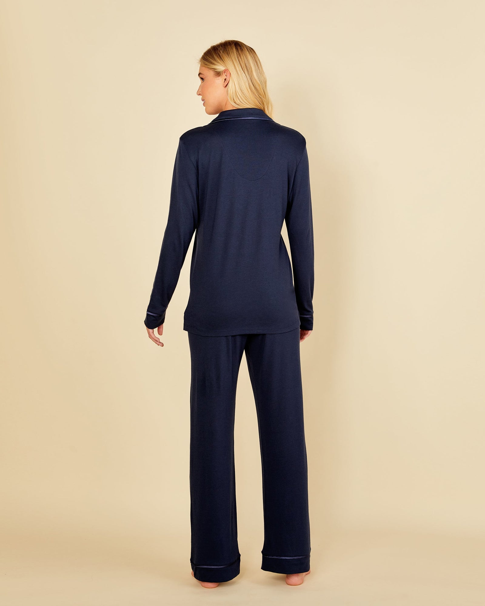 Blue Set - Bella Relaxed Long Sleeve Top & Pant