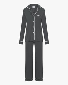 Gray Set - Bella Long Sleeve Top & Pant Pajama Set