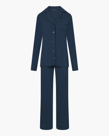 Blue Set - Bella Long Sleeve Top & Pant Pajama Set