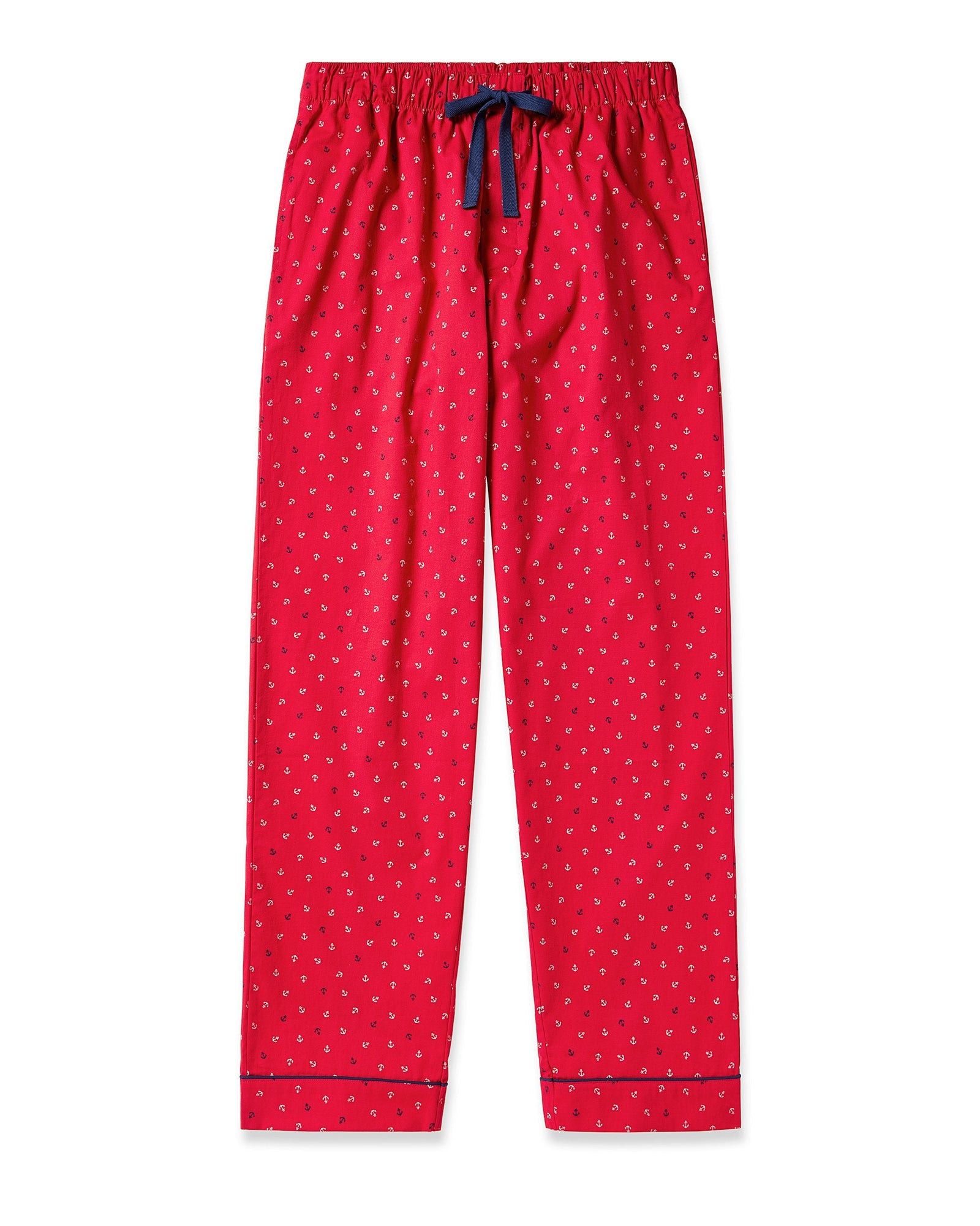 Men's Twill Pajama Pant in Coastal Charms in Anchors Away#Color_Anchors Away