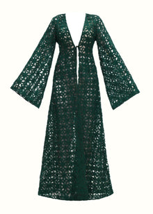 Ndu Lace Kimono | Green