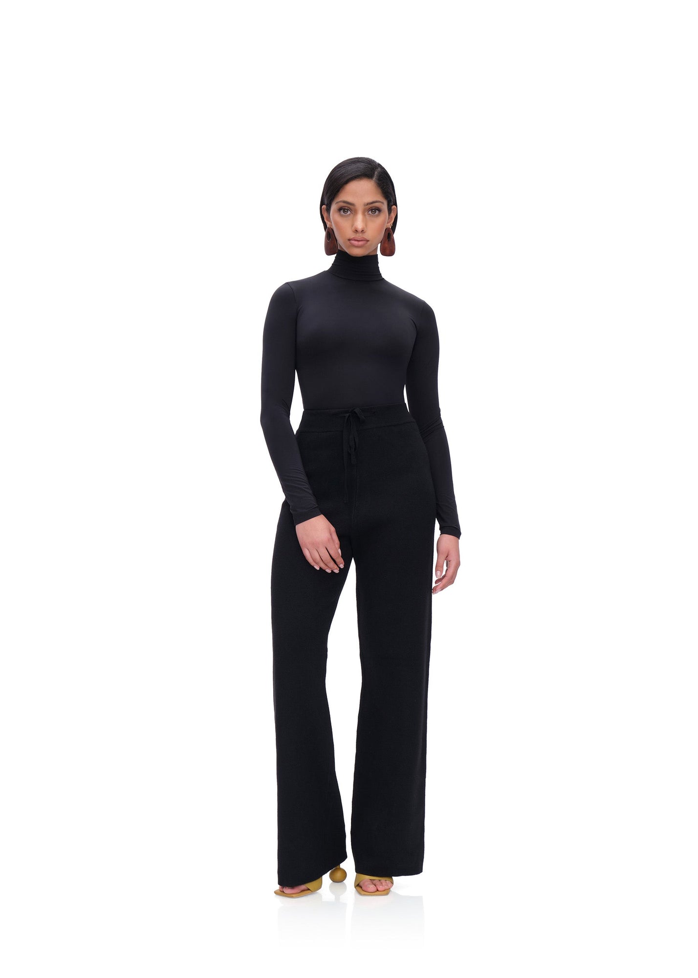 Ally Knit Pants | Onyx