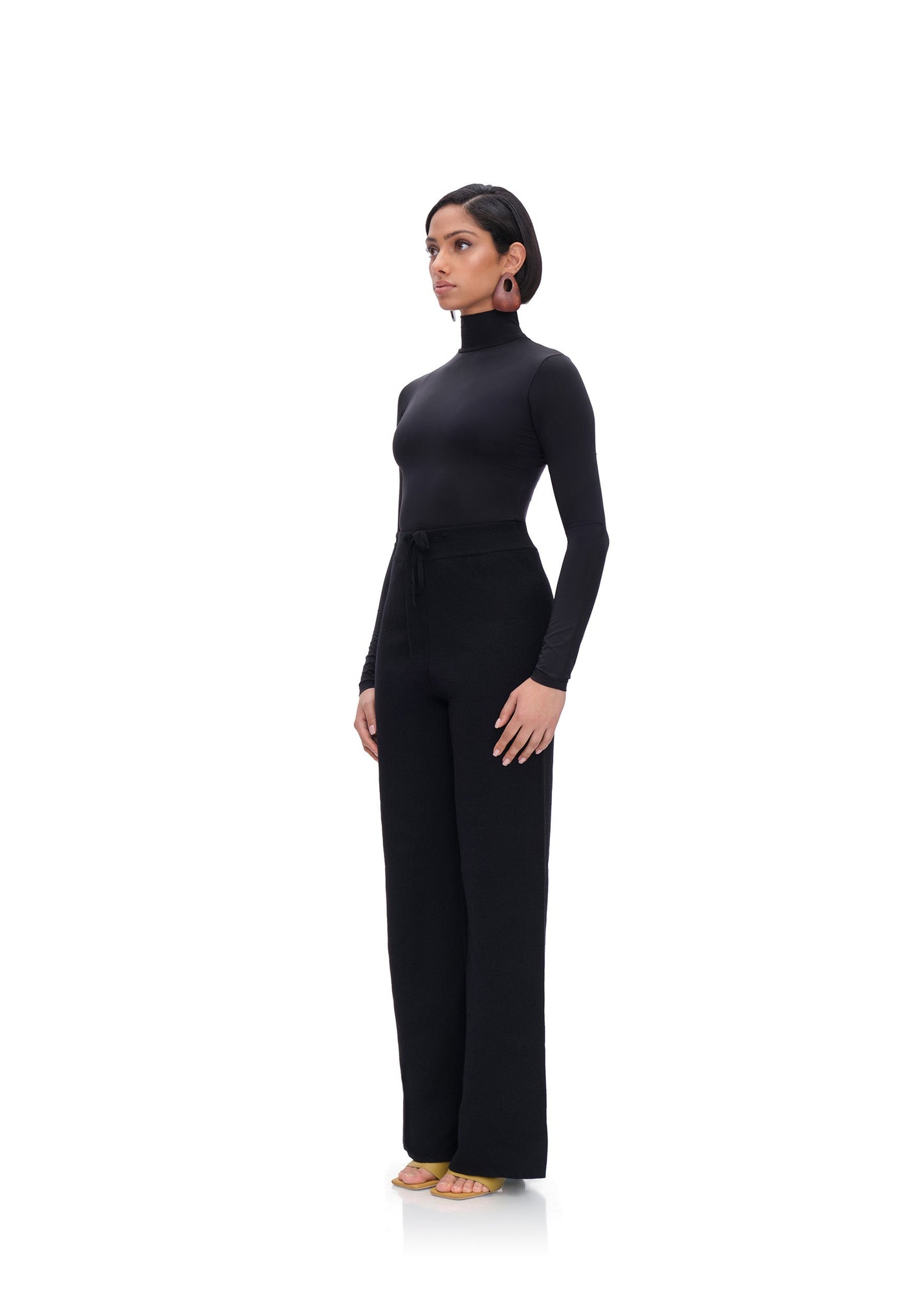 Ally Knit Pants | Onyx