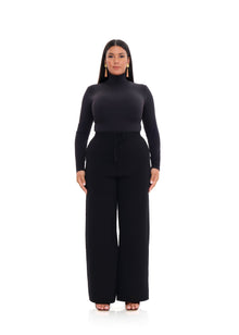 Ally Knit Pants | Onyx