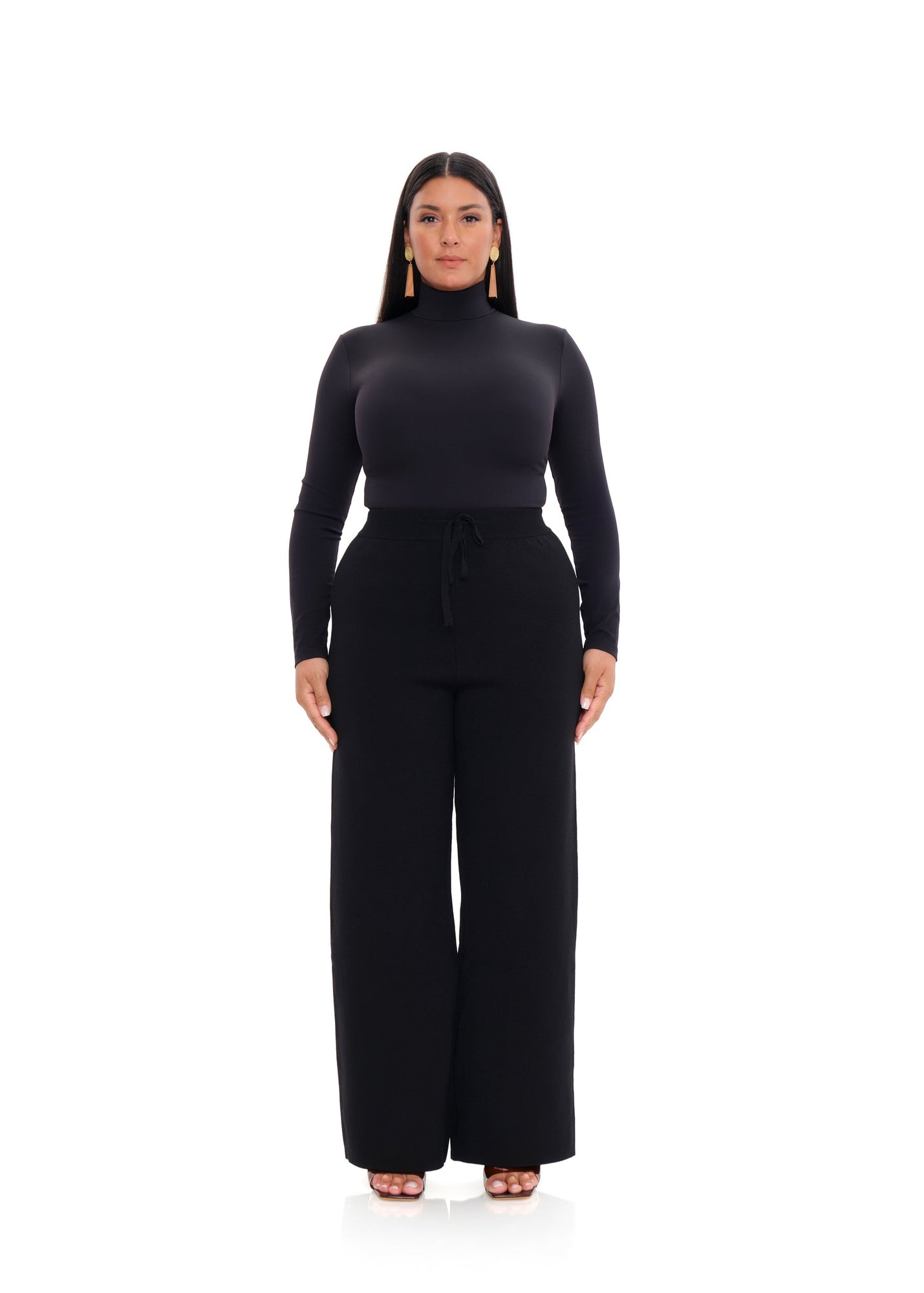 Ally Knit Pants | Onyx