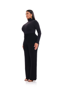 Ally Knit Pants | Onyx