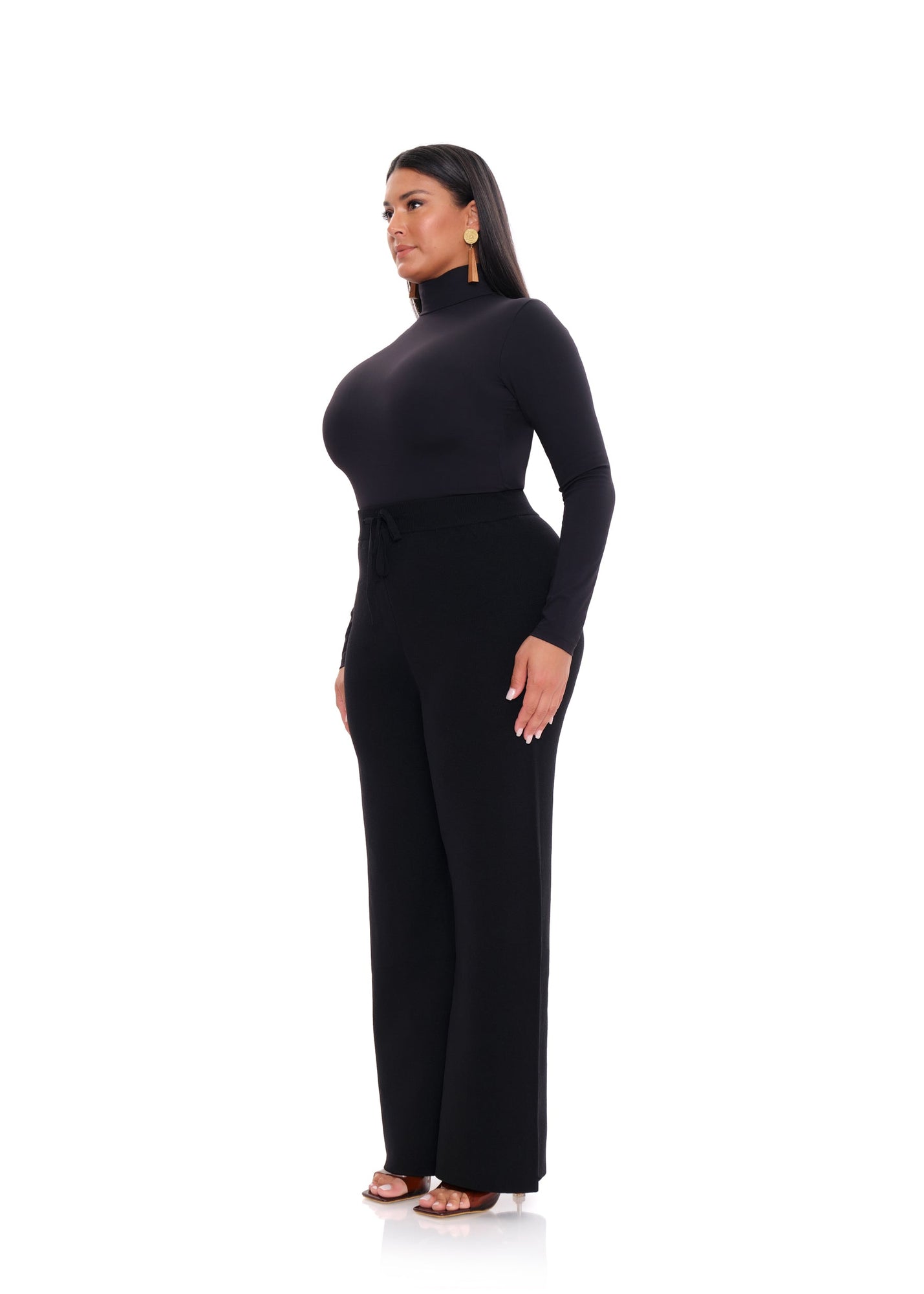 Ally Knit Pants | Onyx