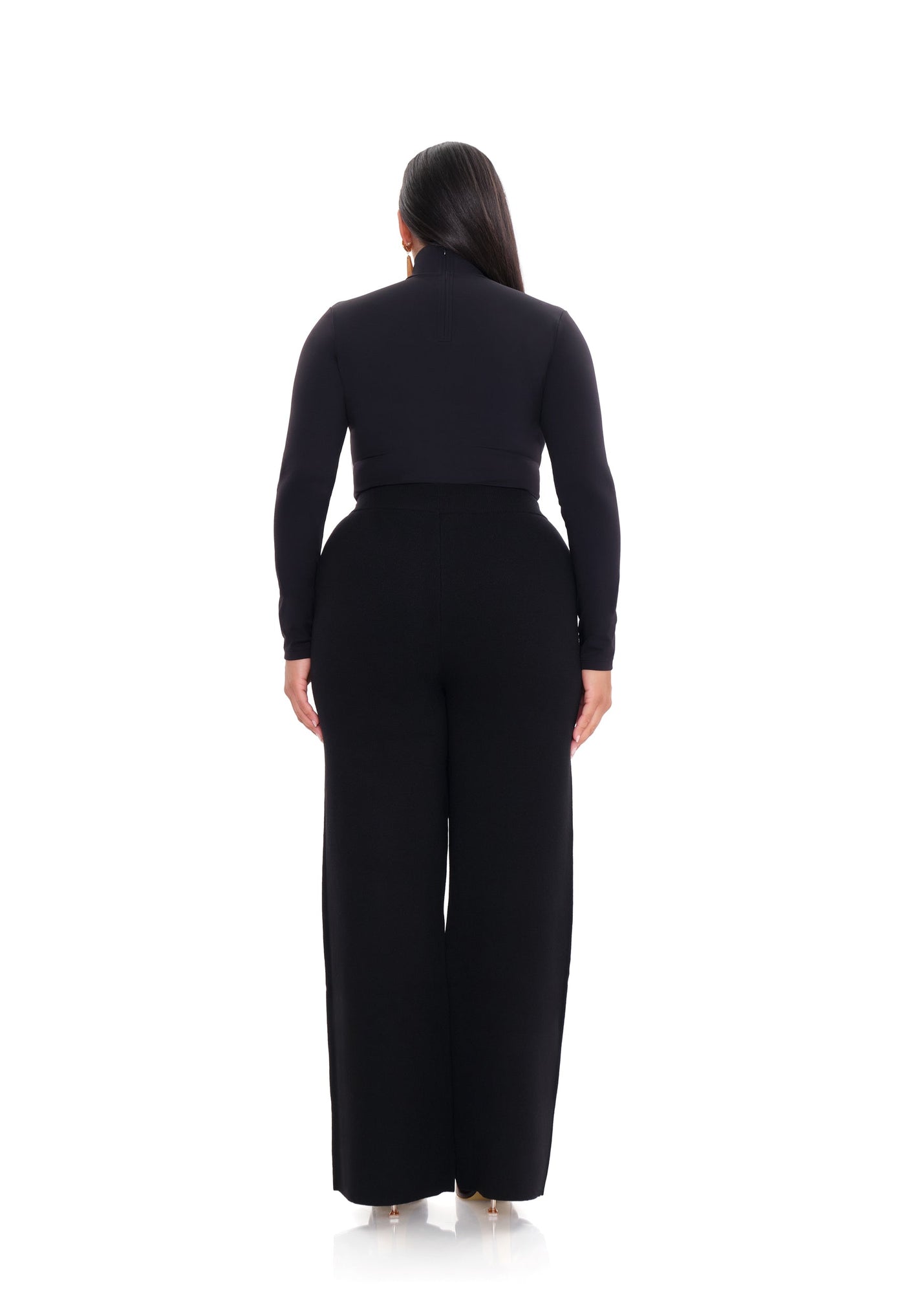 Ally Knit Pants | Onyx