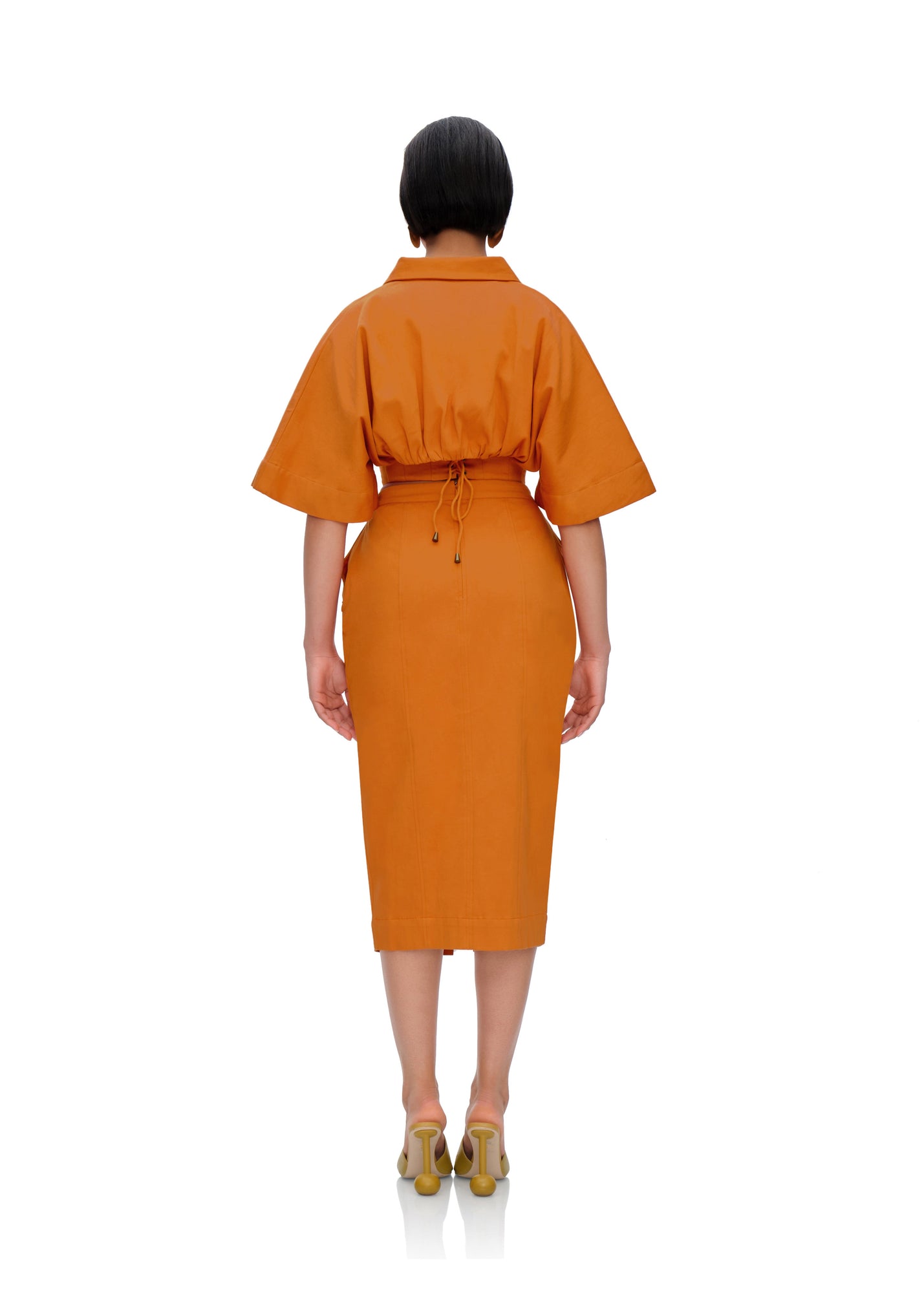 Alu Crop Top | Orange